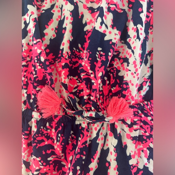 NWT Lilly Pulitzer Aleene Romper Girls Size Large 8-10 - Picture 3 of 5